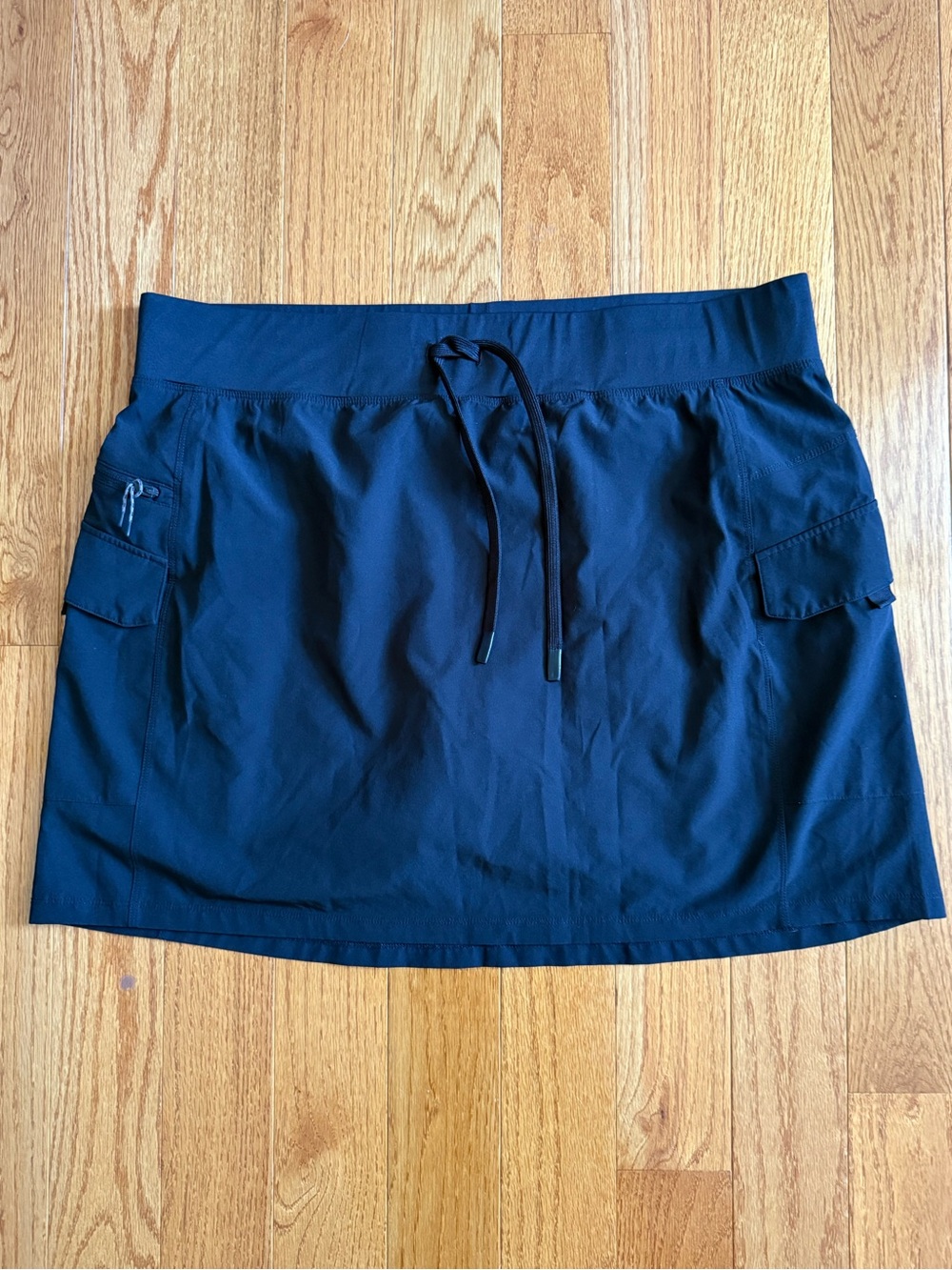 Gerry Weber Navy Drawstring Skort with Patch Pockets
